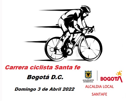 Timest Colombia logo Carrera ciclista Santa fe 2022